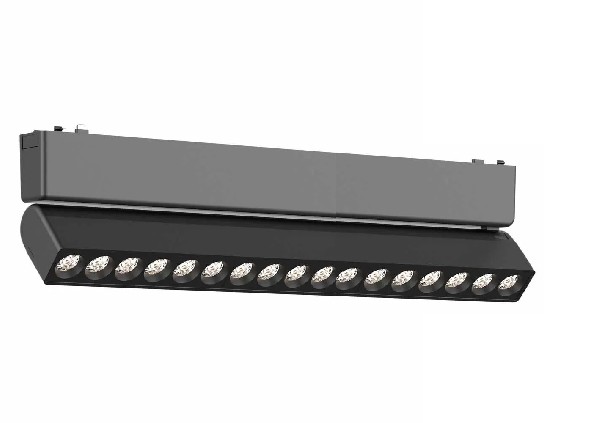 Светильник Трековый Магнит. LED 18Вт 48В 3000-6500K IP20 Черный 332х22х25мм Redigle