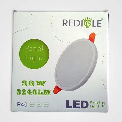 Светильник Даунлайт Круг LED   36Вт Белый 6500K Симм. 120º 3240Лм D225мм UP3601 REDIGLE (40)