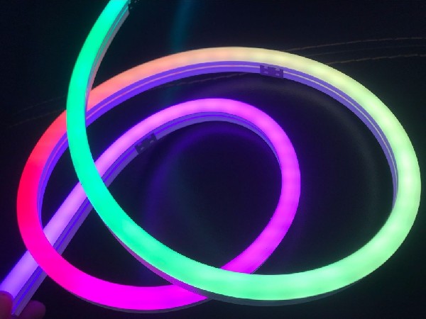 Гибкий Неон 220В 4жил 18Вт/м RGB 88LED SMD5050 Белый ПВХ 16х16 IP65 (50м) REDIGLE (50)