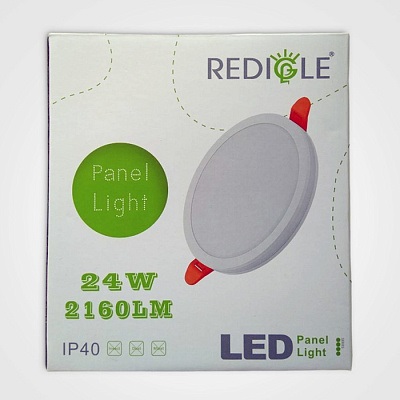 Светильник Даунлайт Круг LED   24Вт Белый 6500K Симм. 120º 2160Лм D170мм UP2401 REDIGLE (40)