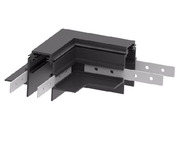 Коннектор L - образный внутренний для Магнитного трека Встраиваемого-Плита Черный REDIGLE (30)