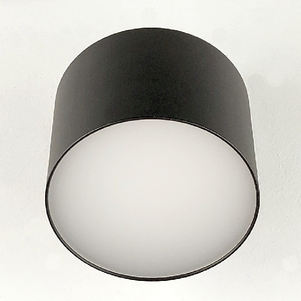 Светильник Накладной Цилиндр LED 1x  9Вт 4000К Черный D90х65мм  IP20 TD0901B REDIGLE (50)