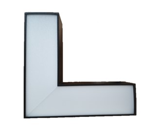 Угол для подвесного алюминиевого светильника RG-XTD5006 4000K Черный 15Вт REDIGLE