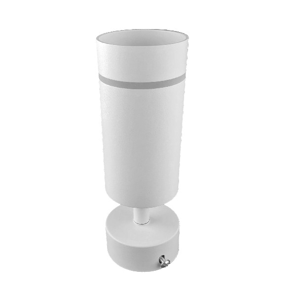 Светильник Накладной Цилиндр Поворотный 1хGU10 Белый  IP20 GU103 REDIGLE (60)