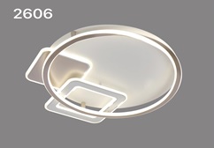 Люстра LED 144Вт 3000-6000К Пульт ДУ 500х500х80мм Белый+Золото REDIGLE (5)