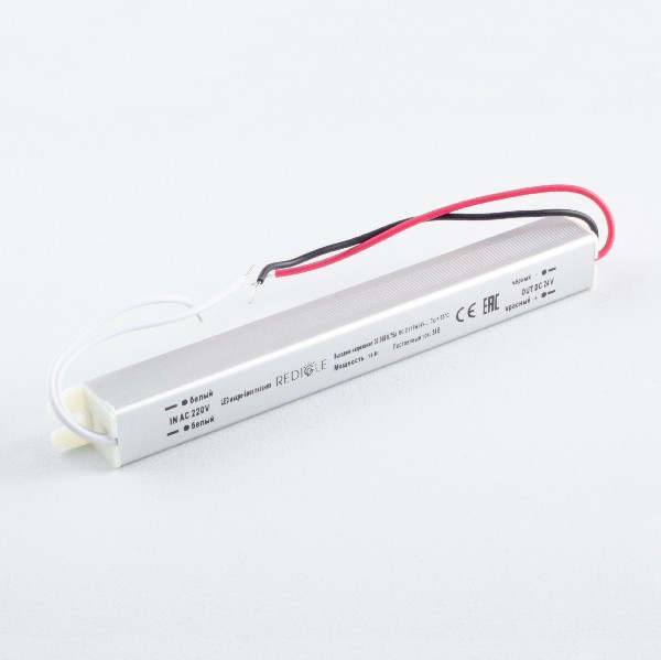 Блок питания  AC 220В/DC 24В IP20   18Вт Металл 195x18x18мм SLIM REDIGLE (20)