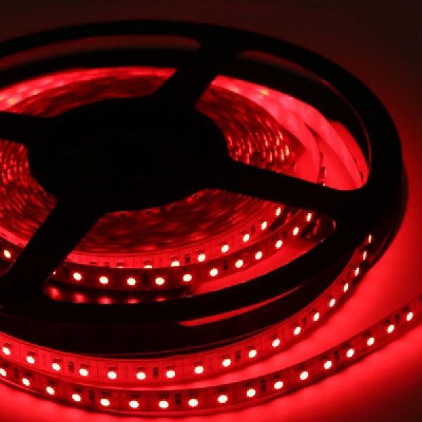 Лента LED IP20 12В  12Вт/м SMD2835 Красный 120Led/м REDIGLE (200)