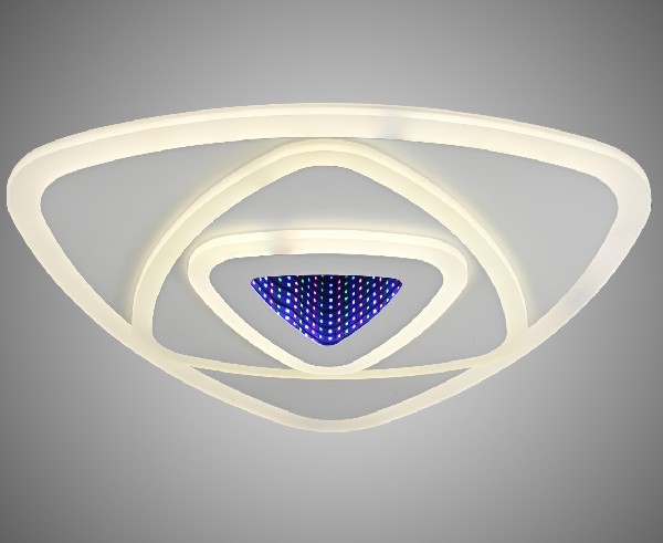 Люстра LED Трехугольник 99Вт 3000-6000К Пульт ДУ 3D Effect CL7531 REDIGLE (5)