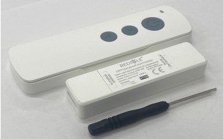 Диммер с Радио Пультом БЕЛЫЙ 5-24В 15А  75-180-360Вт с эффектом Памяти REDIGLE (50)