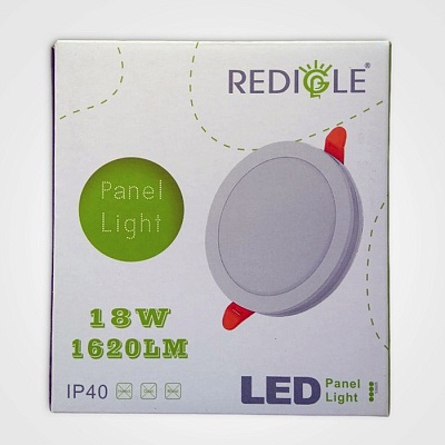 Светильник Даунлайт Круг LED   18Вт Белый 6500K Симм. 120º 1620Лм D120мм UP1801 REDIGLE (60) 