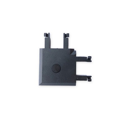 Коннектор L - образный для ультратонкого шинопровода 45х45мм черный MCPJL-A Redigle (20)