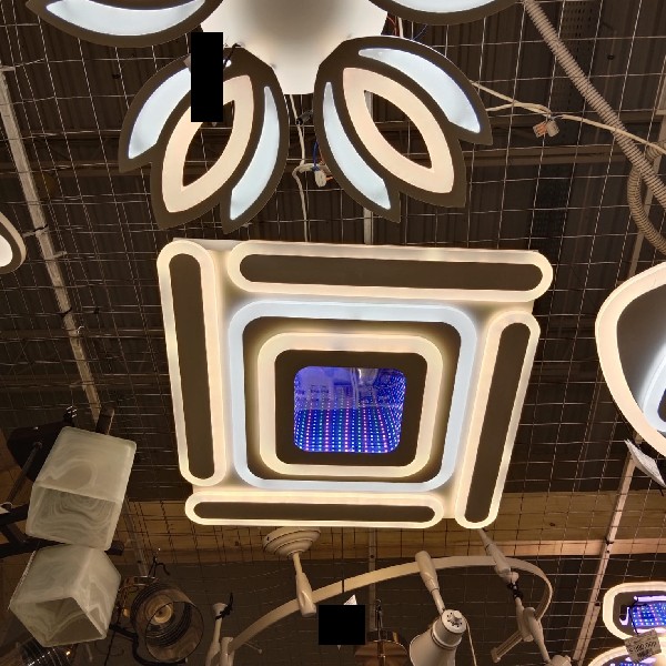 Люстра LED Квадрат 173Вт 3000-6000К Пульт ДУ 3D Effect CL7501 REDIGLE (5)