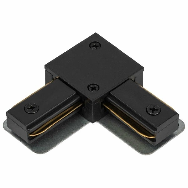 Коннектор L - образный для трека 2 TRA Черный 69х69мм REDIGLE (100)