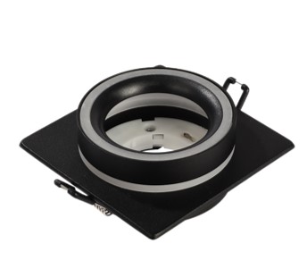 Светильник Точечный Врезной Квадрат GX53 Белый D108х108х46мм/90мм IP20 DQ1505 REDIGLE (50)