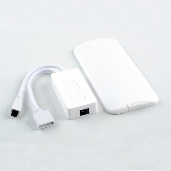 Аудиоконтроллер RGBW c ИК Пультом 38 Кнопок БЕЛЫЙ 5-24В 6А 30-72-144Вт REDIGLE (50)