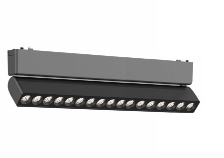 Светильник Трековый Магнит. LED 18Вт 48В 3000-6500K IP20 Черный 332х22х25мм Redigle