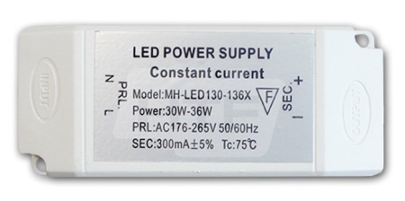 Драйвер AC 220В/DC 160-170V 480mA IP20 96Вт Пластик Для панели Redigle