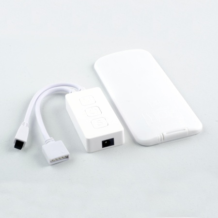 Аудиоконтроллер RGBW c ИК Пультом 38 Кнопок БЕЛЫЙ 5-24В 6А 30-72-144Вт REDIGLE (50)