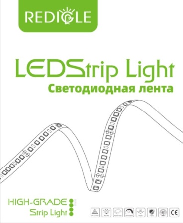 Лента LED IP20 24В 12Вт/м SMD2835 Бел/6500К 120Led/м PRO REDIGLE (200)