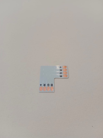 Коннектор L - образный для Ленты RGB5050 10мм Без фиксаторов REDIGLE (100)