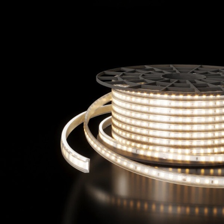 Лента LED 220В 2жил   17Вт/м 4000К 120LED/м SMD2835 Прозр. ПВХ 12х3мм IP65 Двухряд REDIGLE (50)