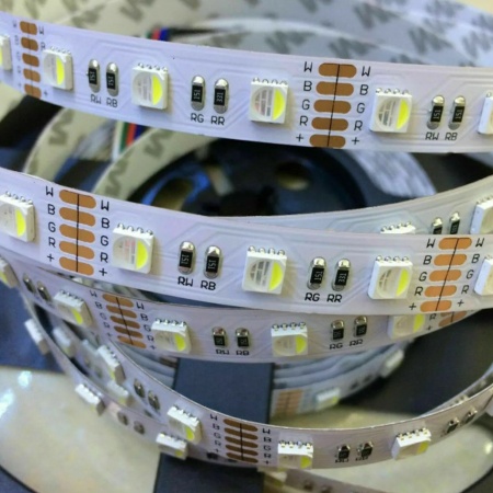 Лента LED IP20 12В 14,4Вт/м SMD5050 RGBW-6500K 60Led/м REDIGLE (200)