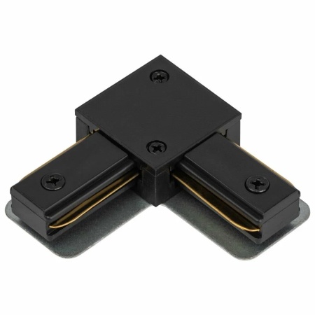 Коннектор L - образный для трека 2 TRA Черный 69х69мм REDIGLE (100)